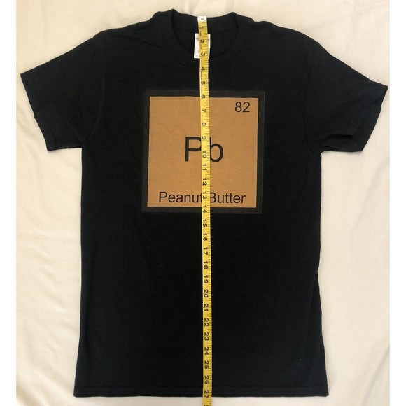 Gildan Adult Small Peanut Butter Pb Element T-Shirt Black Chemistry - Picture 4 of 6
